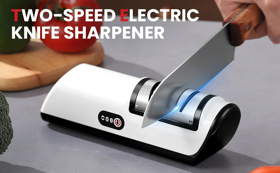 Kitchen Electric Knife Sharpener Multifunctional Automatic Professional 4 Gears Electric Knife Sharpener Kitchen Accessories
