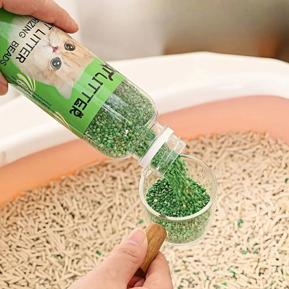 Smell Comfortable Cat Litter Deodorizing Beads Aromatic Pure Natural Kitten Toilet Cleaning Deodorization Cat Odor Removal Beads