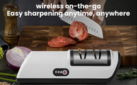 Kitchen Electric Knife Sharpener Multifunctional Automatic Professional 4 Gears Electric Knife Sharpener Kitchen Accessories