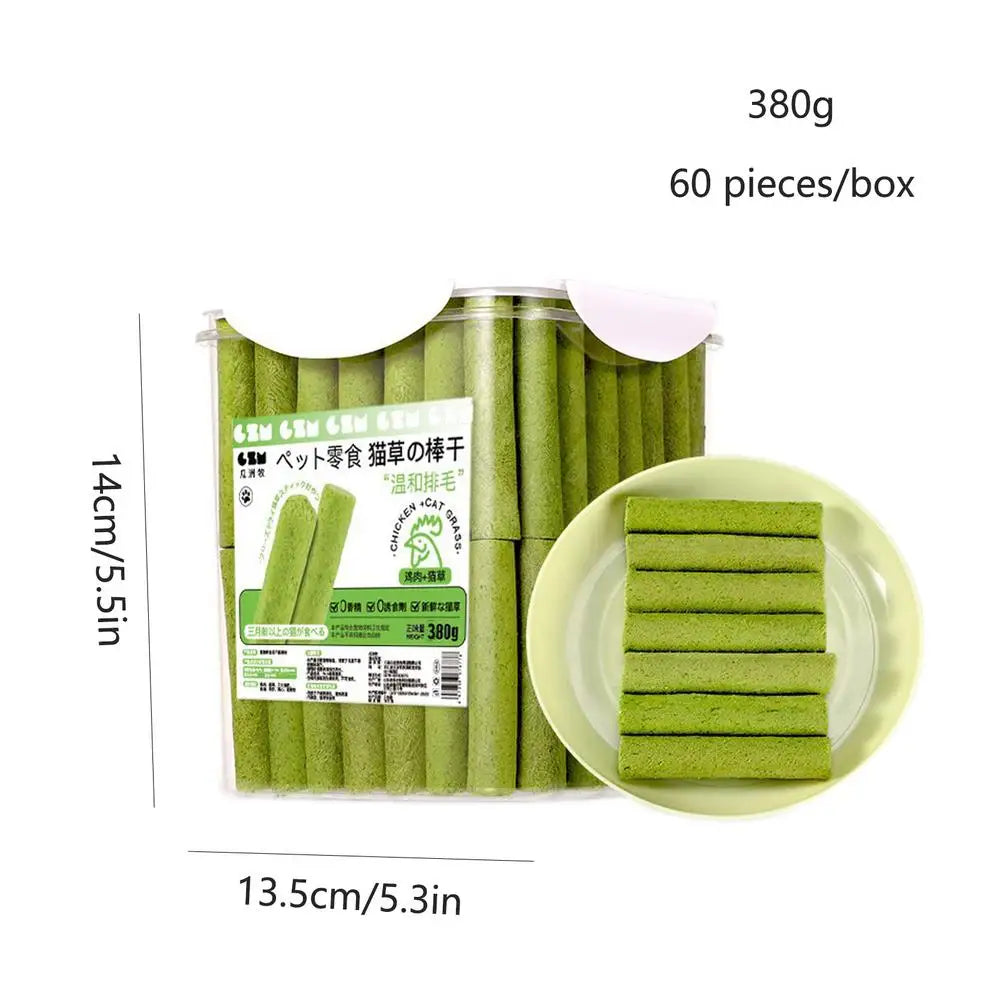 Cat Grass Teething Stick Molar Chew Stick Toy For Indoor Cats Natural Ingredients Grass Tooth Grinding Stick For Medium Cats