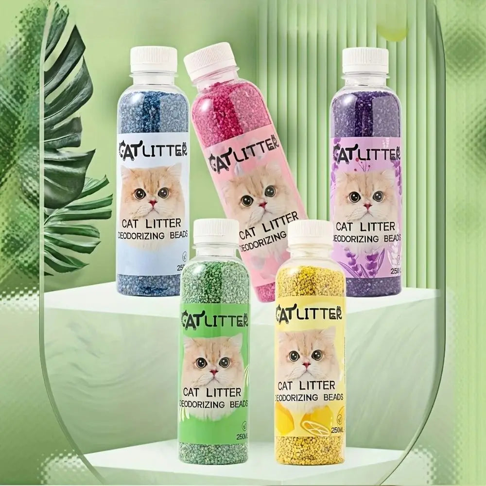 Smell Comfortable Cat Litter Deodorizing Beads Aromatic Pure Natural Kitten Toilet Cleaning Deodorization Cat Odor Removal Beads